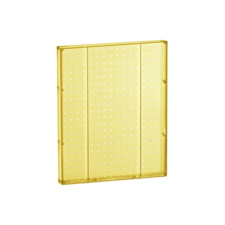 Azar Displays 16"W x 20.25"H Pegboard Panel - One sided, PK2 771620-YEL